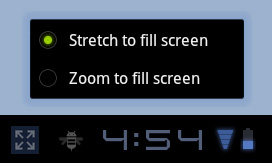 Nieuwe zoommodus voor apps in Android 3.2