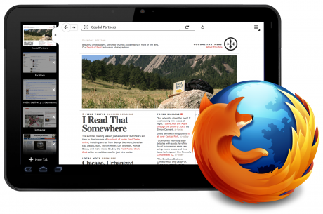 Mozilla bezig met tabletversie van Firefox
