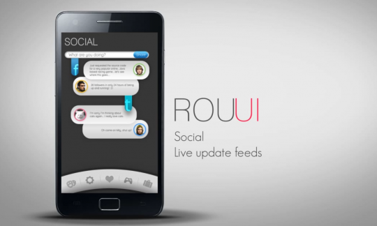 Eerste video ROU Launcher laat nieuwe gebruikerservaring voor Android zien