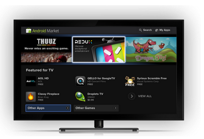 Google TV krijgt Android 3.1 met ondersteuning van apps en Android Market