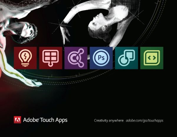 Adobe brengt zes tablet-apps uit waaronder Photoshop, Collage en Ideas