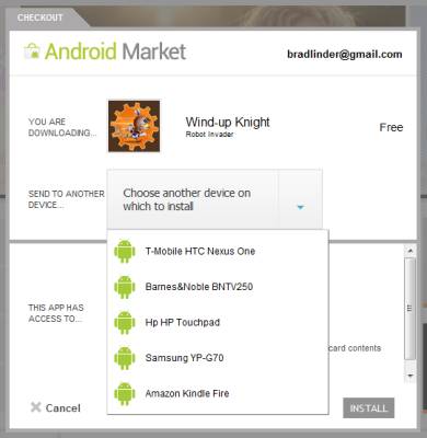 Website Android Market ondersteunt nu ook geroote apparaten