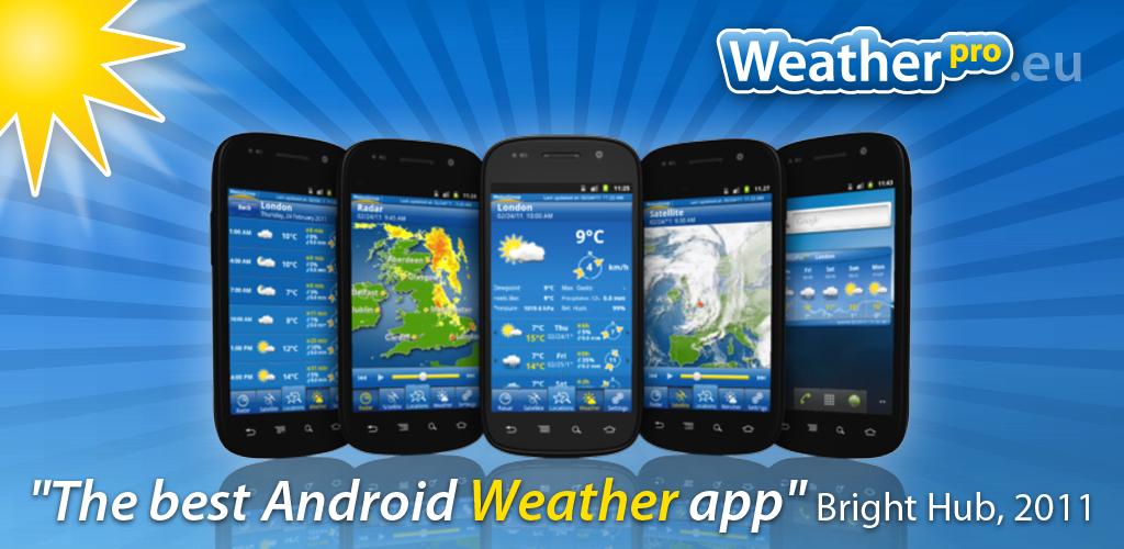 WeatherPro krijgt live wallpaper en is nu ook geschikt voor tablets