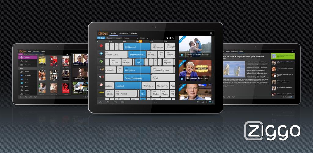Ziggo brengt Android-app voor Honeycomb-tablets uit