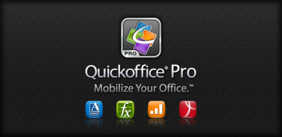 QuickOffice Pro krijgt nieuwe interface en sociale netwerkintegratie