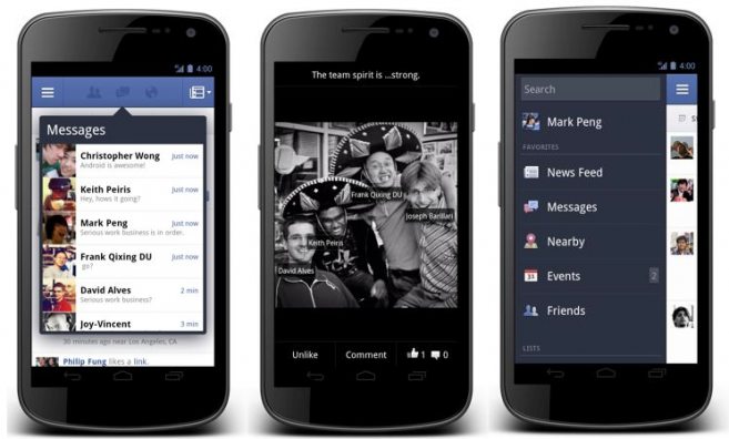 Facebook Android-app krijgt compleet nieuw design