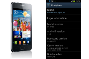 Android 4.0.3 voor Samsung Galaxy S II gelekt