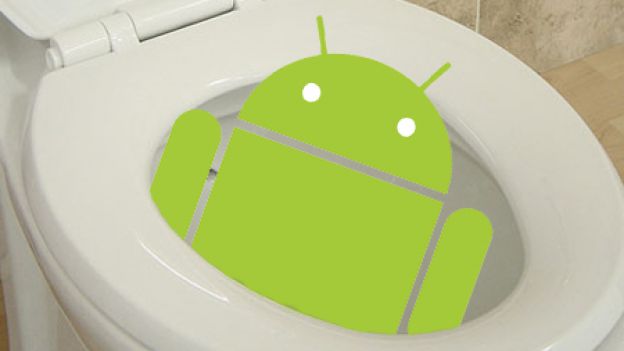 Android-gebruikers gebruiken hun smartphone vaker op de wc