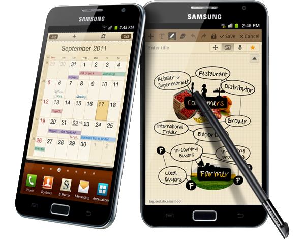 Android 4.0 Ice Cream Sandwich voor Samsung Galaxy Note gelekt