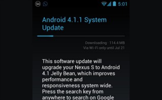 Jelly Bean OTA-update voor Nexus S begonnen, officiële download beschikbaar