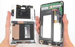Zo ziet Google’s Nexus 7-tablet er van binnen uit