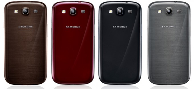 Samsung Galaxy S III komt in vier nieuwe kleuren