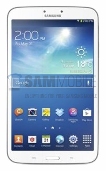 Samsung Galaxy Tab 3 8.0: foto en specificaties gelekt