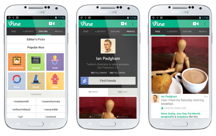 Populaire videodienst Vine uitgebracht voor Android