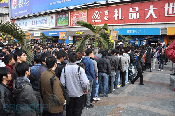 Lange rij in China voor Meizu M9