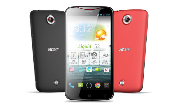 Acer kondigt Liquid S2 aan, smartphone met 4k-video-ondersteuning