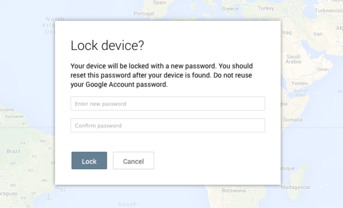 Android Device Manager update laat gebruikers op afstand toestel vergrendelen
