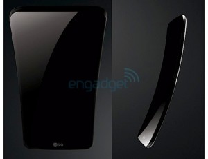 ‘Persfoto’s LG G Flex tonen gebogen 6 inch-scherm’