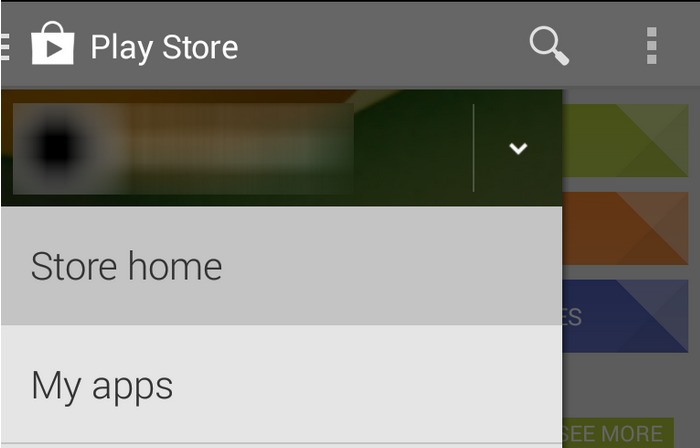 Google Play 4.4 gelekt, toont nieuwe navigatie