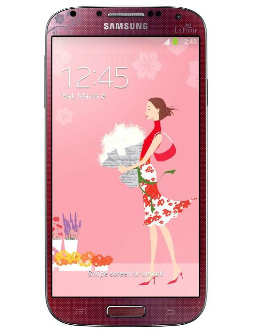 Galaxy S4 La Fleur: roze Samsung-telefoon voor vrouwelijke fAndroids