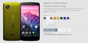 Video toont Google Play met mogelijke nieuwe Nexus 5 kleuren – update