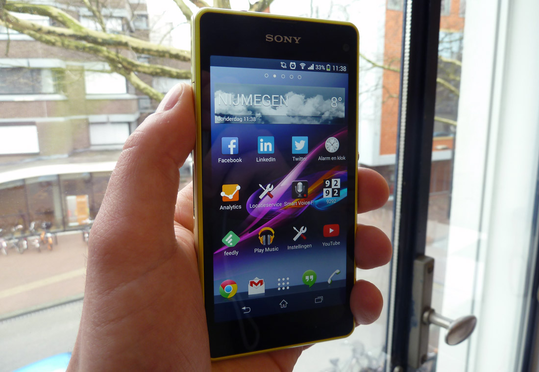 Sony Xperia Z1 Compact Review: veel smartphone in een compacte behuizing