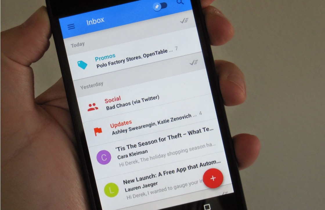 Download: nieuwe Inbox by Gmail laat je notificaties aanpassen