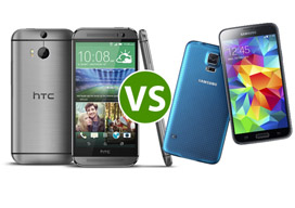 HTC One VS Galaxy S5: nieuwe toppers vergeleken