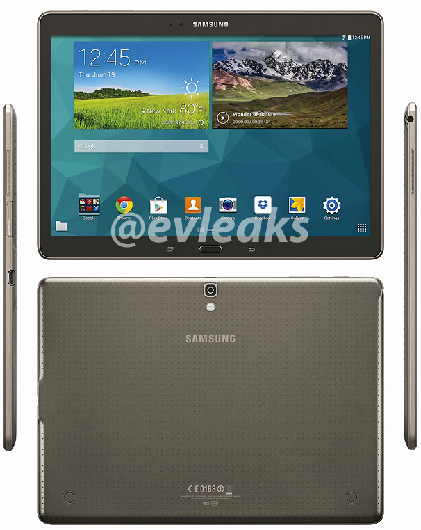 Persfoto’s tonen grotere variant Samsung Galaxy Tab S
