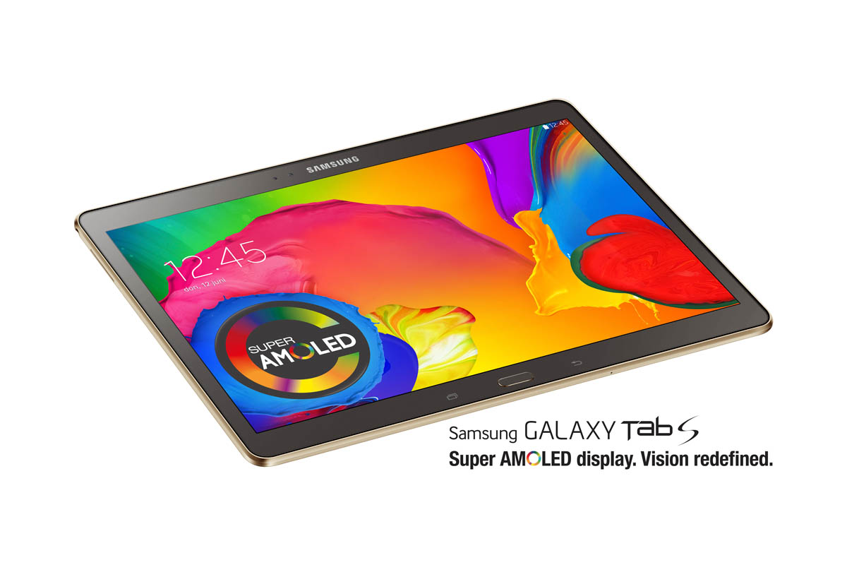 Samsung Galaxy Tab S onthuld: dunne amoled-tablet verschijnt 4 juli