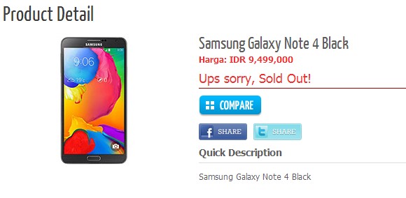 ‘Samsung Galaxy Note 4 werkgeheugen bedraagt 4GB’