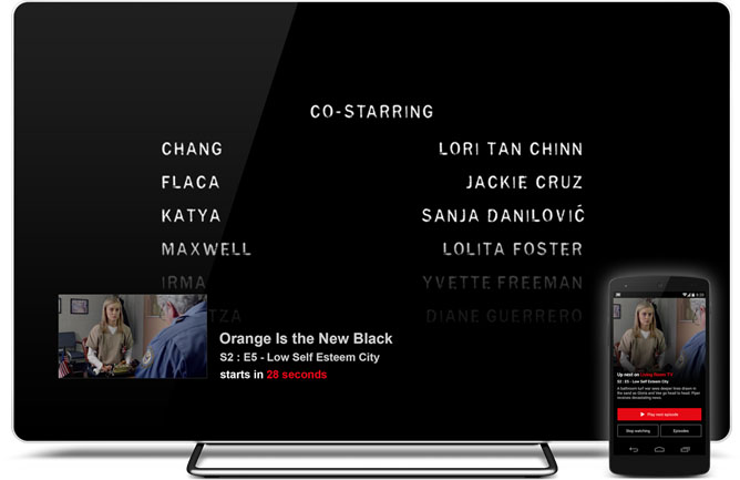 Update Netflix-app: betere Chromecast-integratie en sneller verder kijken