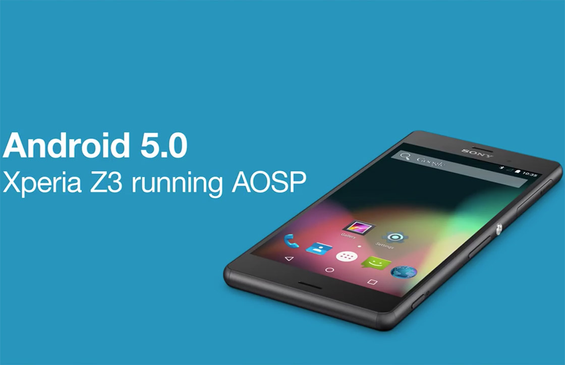 Video: zo ziet stock Android 5.0 eruit op de Sony Xperia Z3