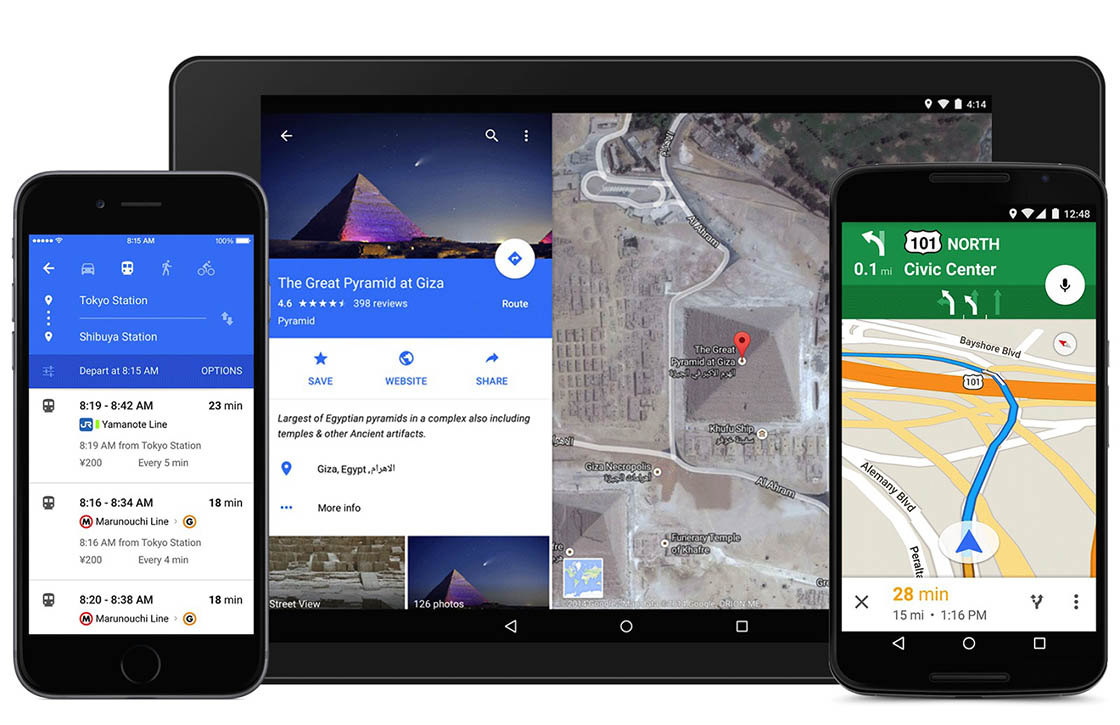 Download: Google Maps met Material Design beschikbaar