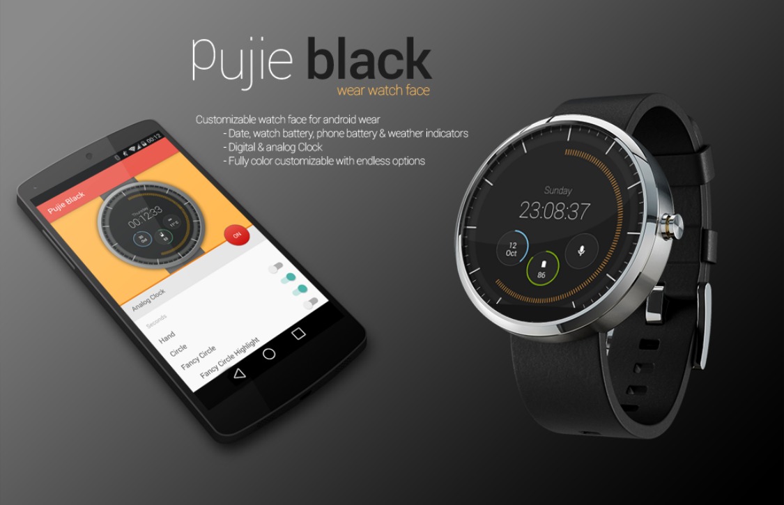 Dit is de fraaiste watch face voor Android Wear-smartwatches
