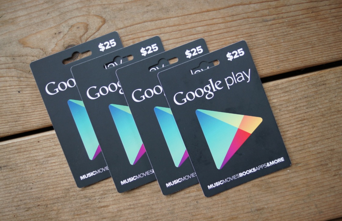 Google Play-cadeaubonnen nu beschikbaar in België