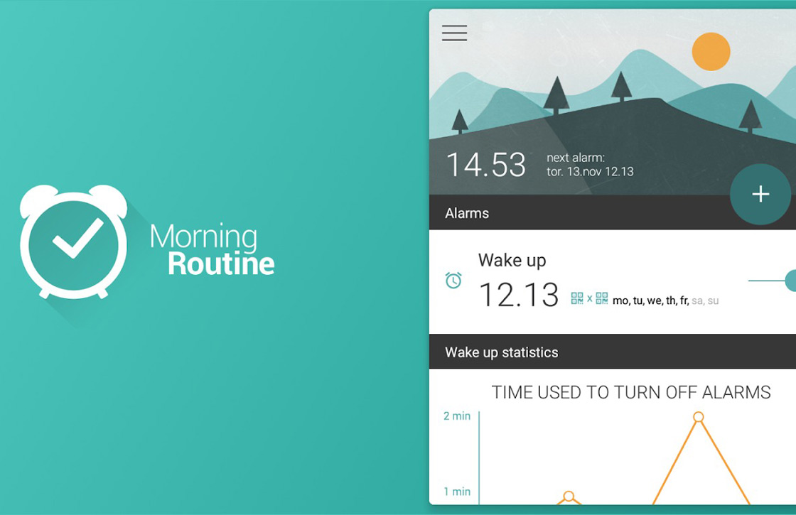 Morning Routine is de mooiste wekker-app voor Android