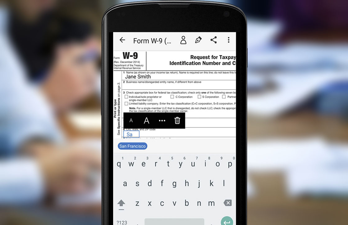 Scan en bewerk documenten op je Android met Adobe Fill & Sign