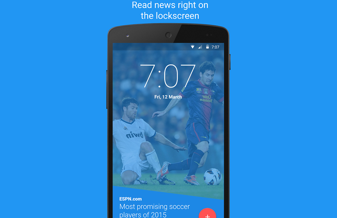 Deze app toont al je rss-feeds op het vergrendelscherm van je Android