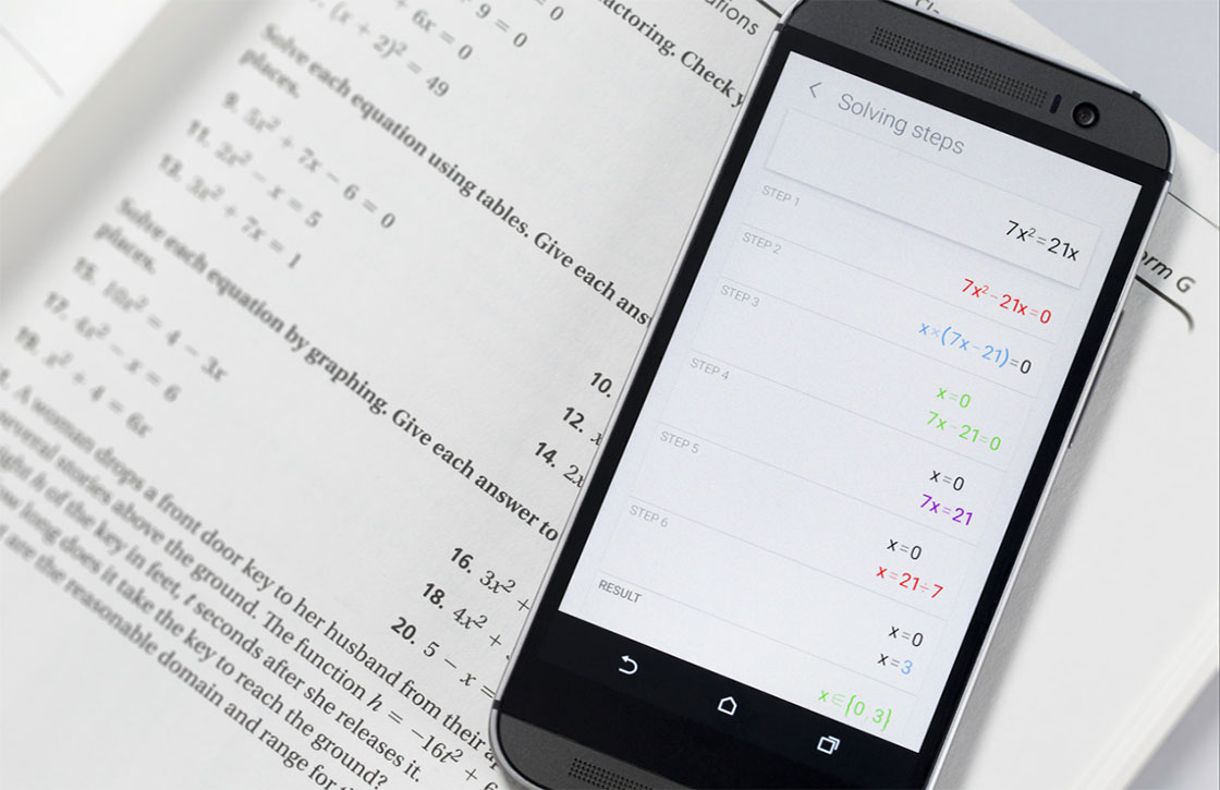 PhotoMath: handige reken-app ook voor Android uitgebracht
