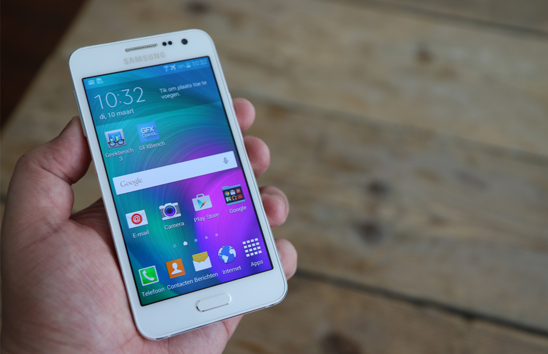 Samsung Galaxy A3 Review: design boven hardware