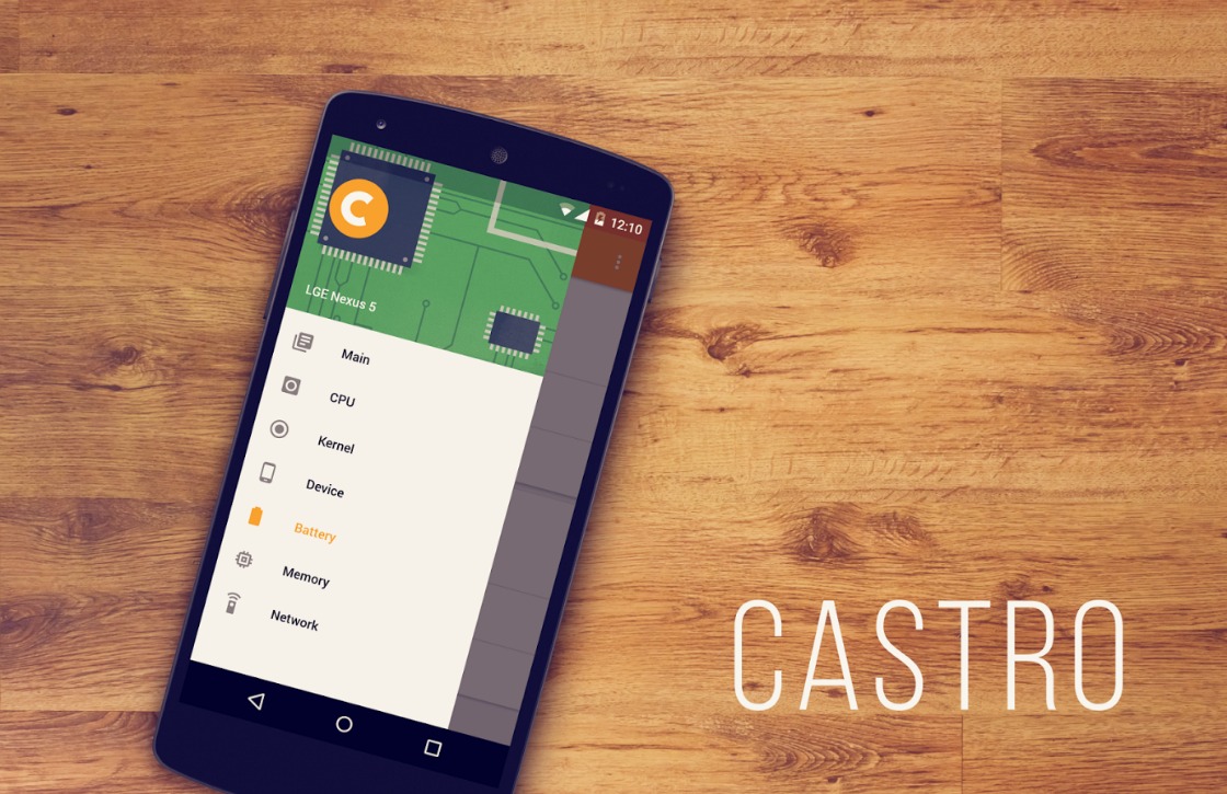 Castro 2.0 vertelt je nog meer over de hardware van je Android