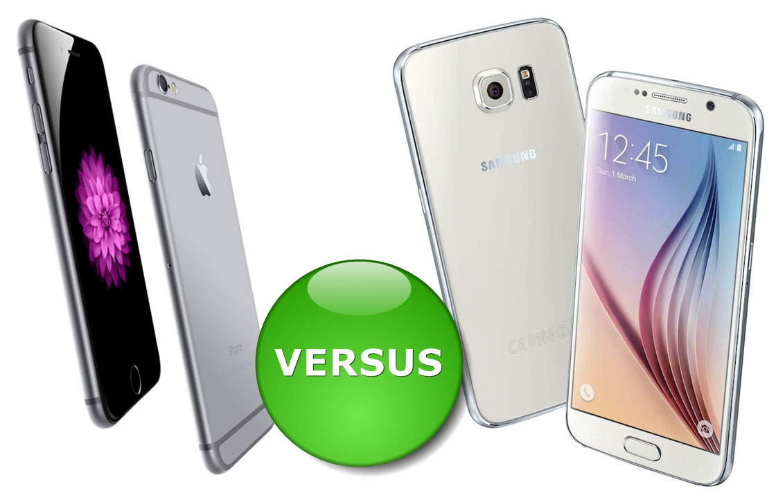 Samsung Galaxy S6 vs iPhone 6: toptoestellen vergeleken