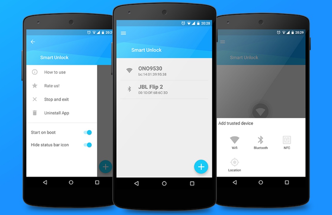 Deze app ontgrendelt je smartphone automatisch via wifi of bluetooth