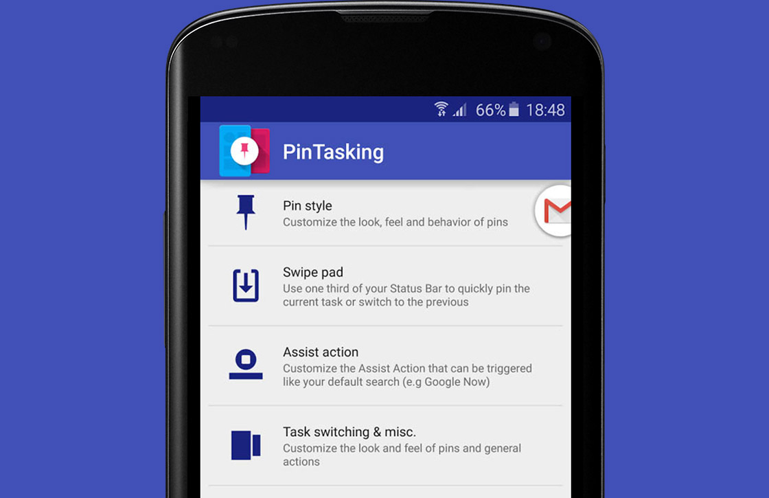 PinTasking maakt multitasken op je Android makkelijker