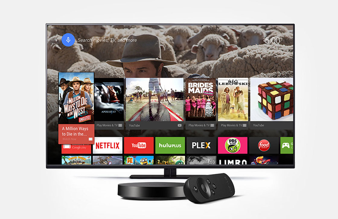Google kondigt Channels-functie aan voor Android TV