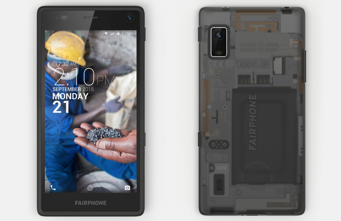 Fairphone 2 krijgt lichtere, kleurrijke behuizing