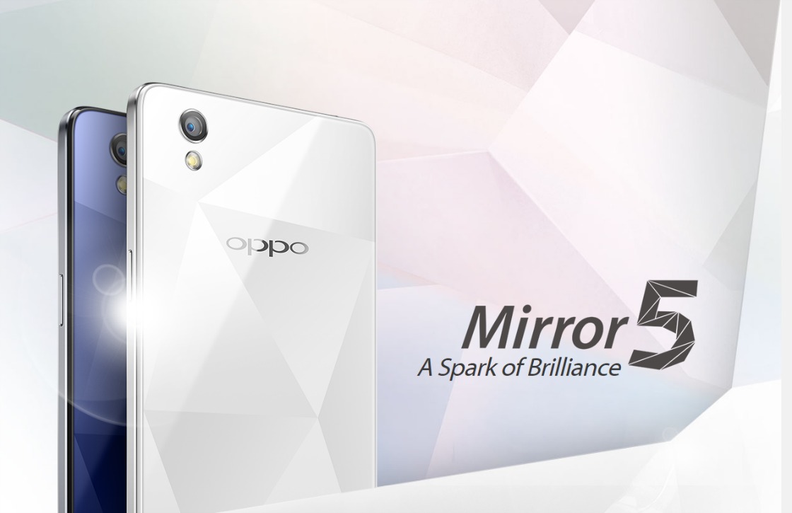 Oppo introduceert midrange Mirror 5 met diamant-achtige achterkant