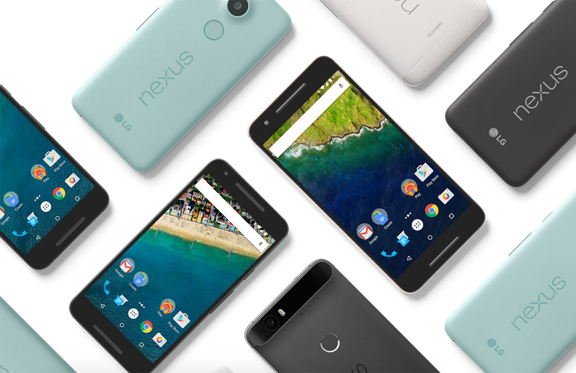 Nexus 5X en 6P tijdelijk tot €100 goedkoper in Google Store