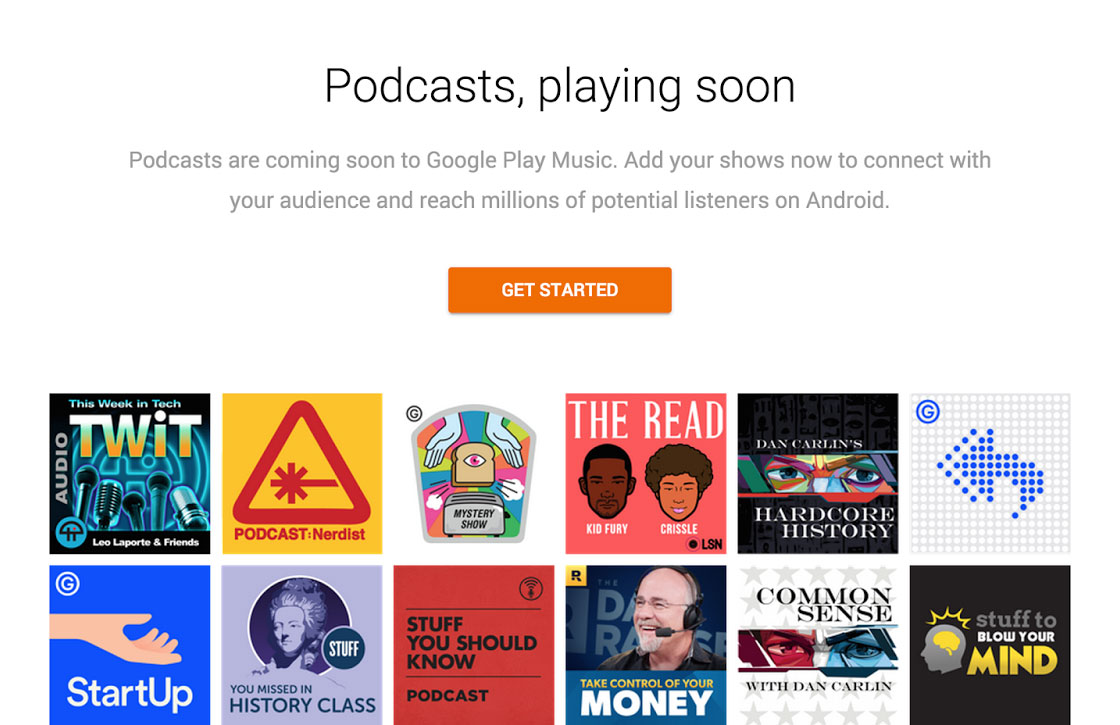 Google Play Music krijgt eigen podcastportaal